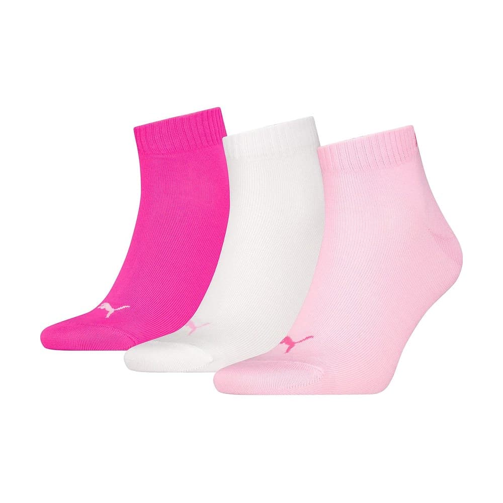 Calcetín PUMA QUARTER PLAIN 3P 701230337 442 Rosa
